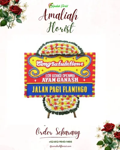 Bunga Papan Congratulation di Banjar Tengah